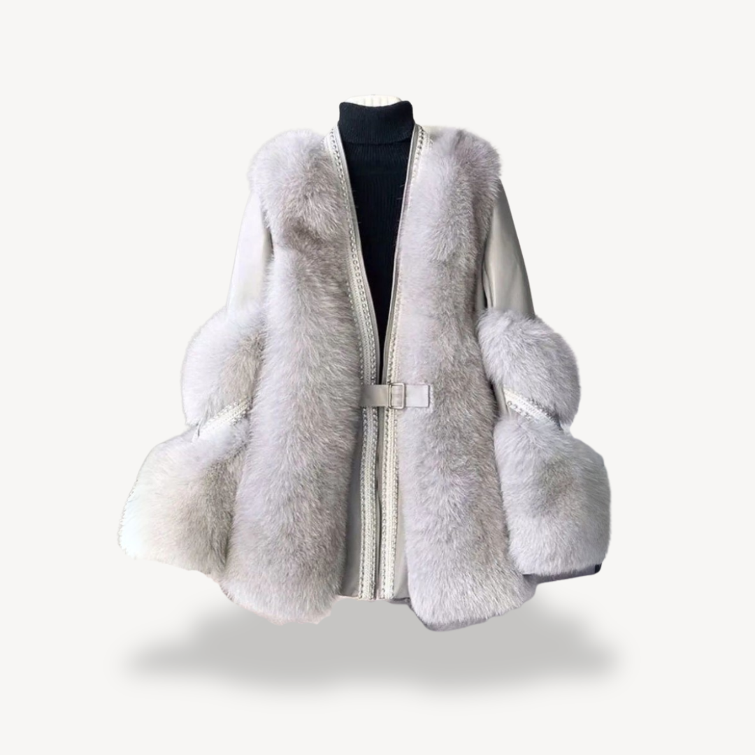 Faux Fur Long Coat for Women