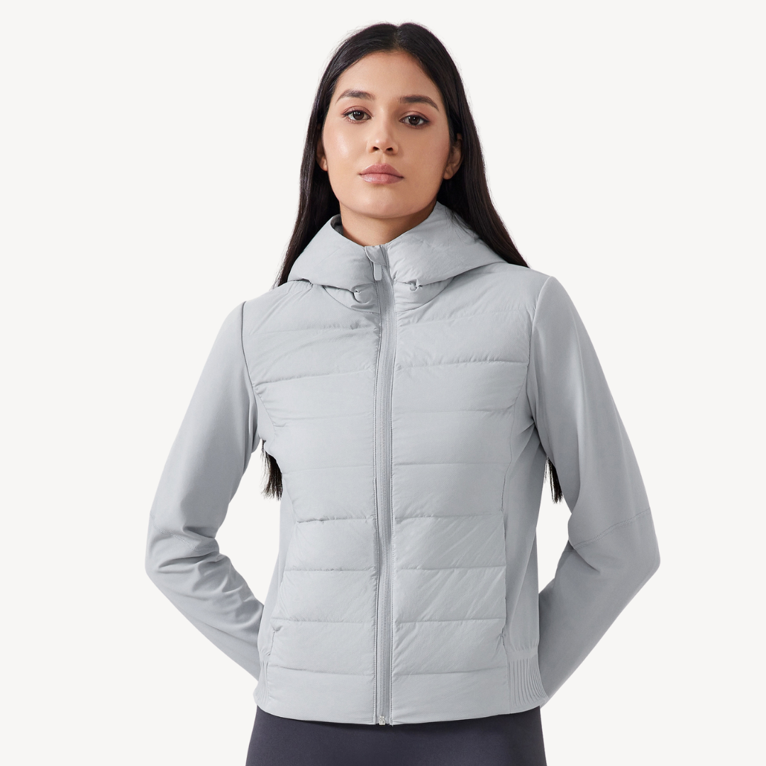 Women’s Hybrid Puffer Hoodie Jacket