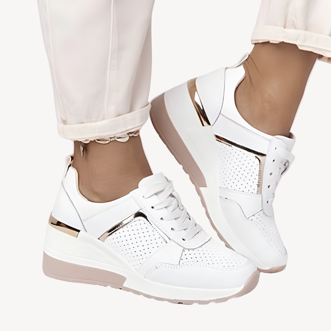 OrthoLift – Stylish Women’s Wedge Sneakers