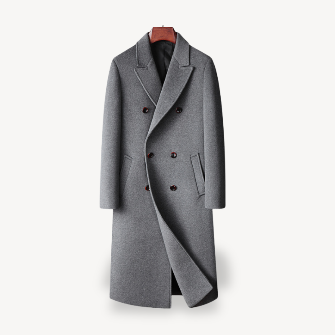Men’s Wool Double-Breasted Coat