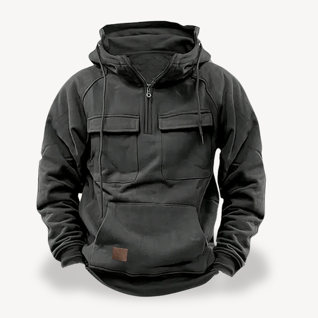 Men's Fleece Cargo Hoodie