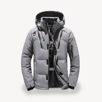 Men’s Winter Puffer Jacket with Hood