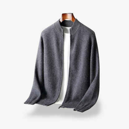 Men's Zipper Knit Cardigan