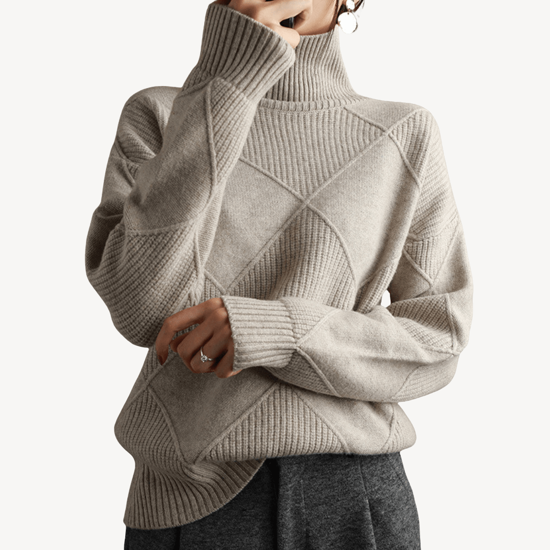 Women's Knit Turtleneck Sweater