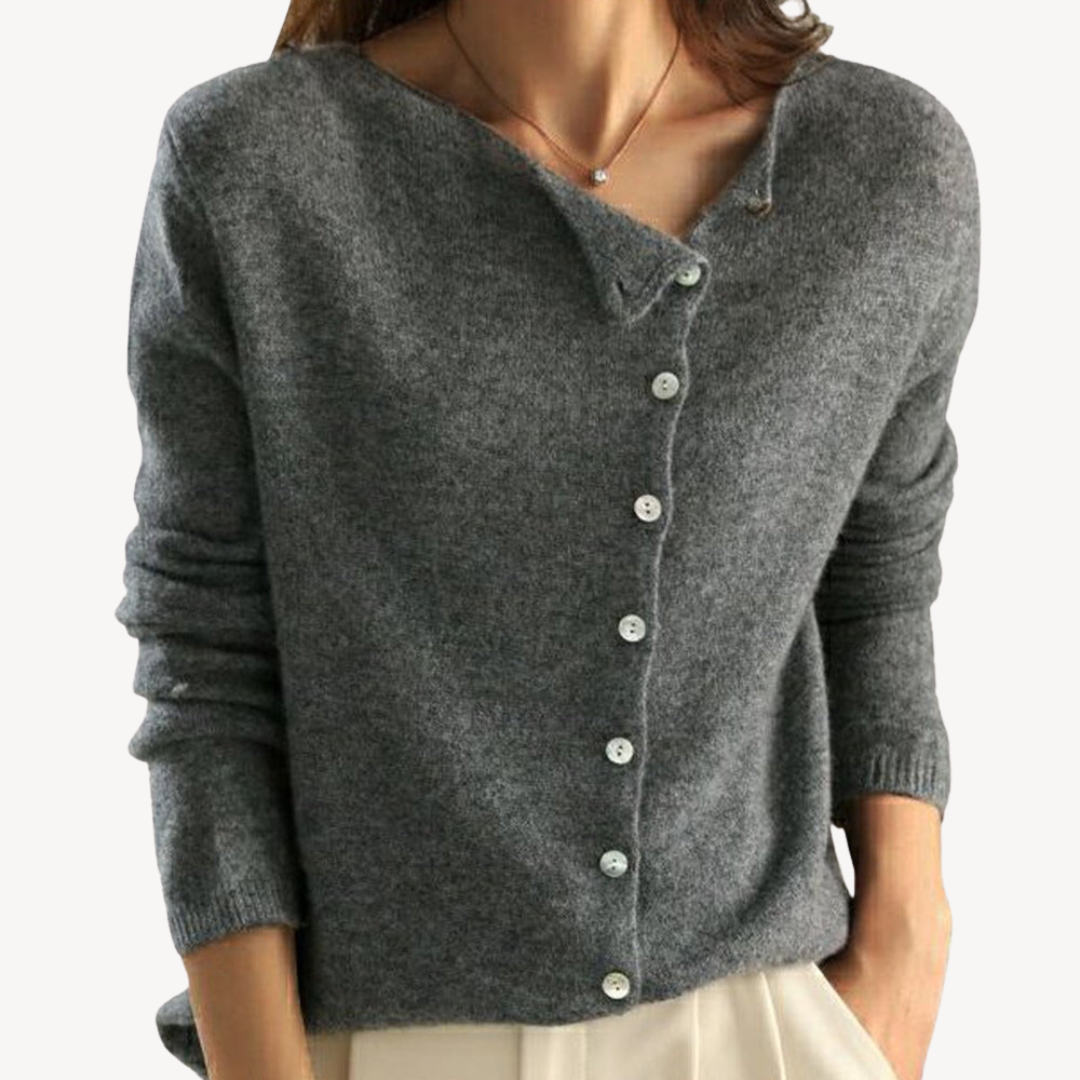 Women’s Button-Front Knit Sweater
