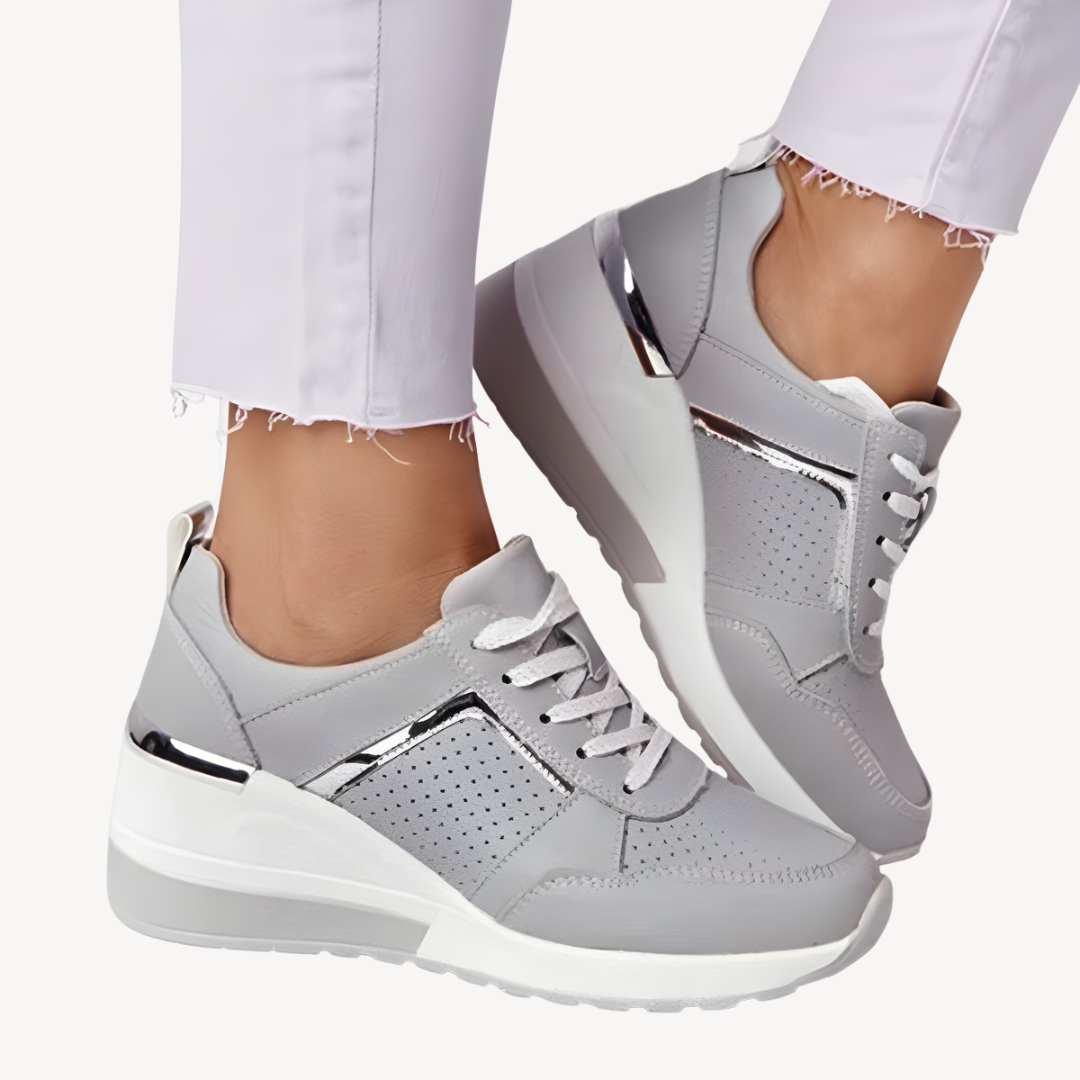 OrthoLift – Stylish Women’s Wedge Sneakers