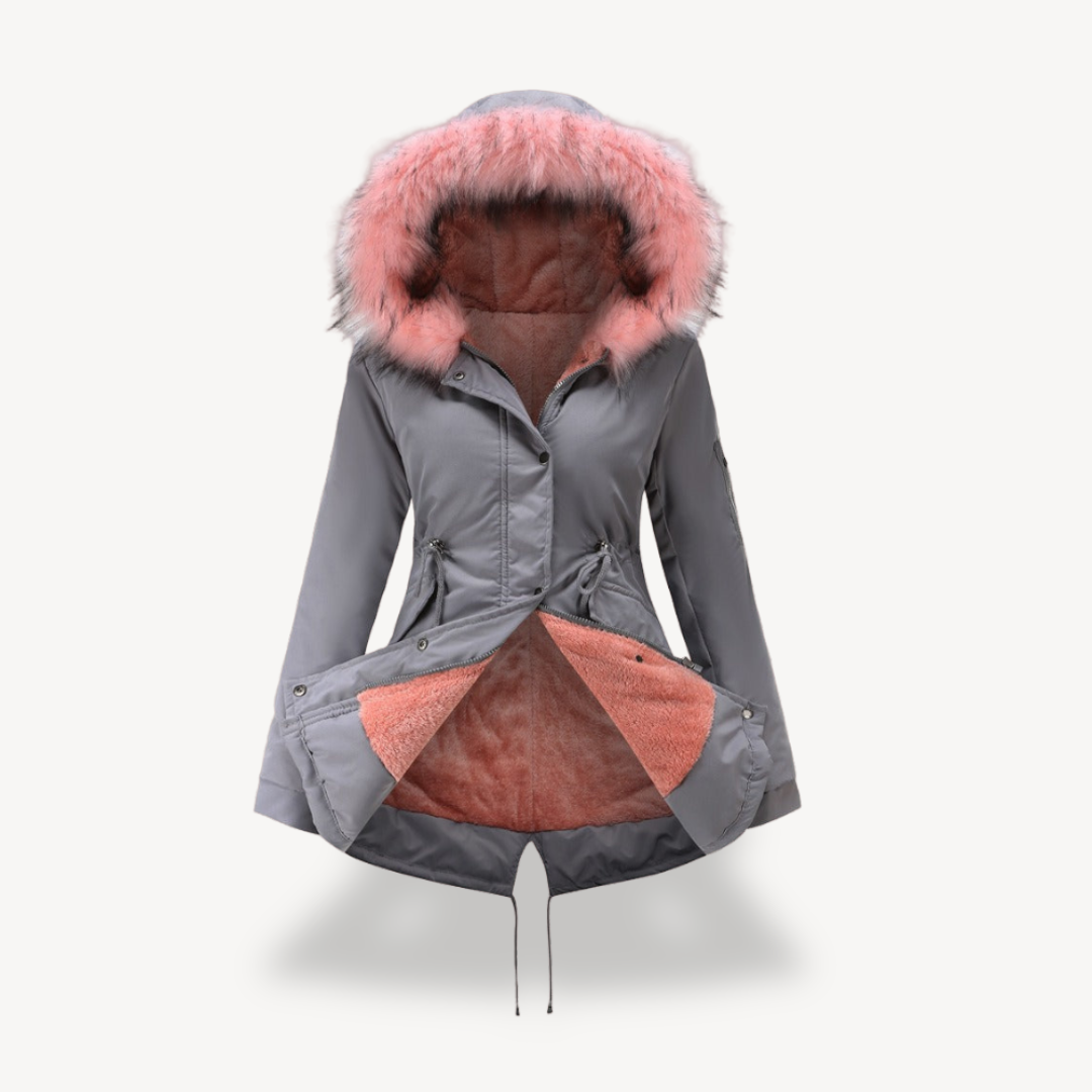 Women’s Faux Fur Hooded Parka Jacket