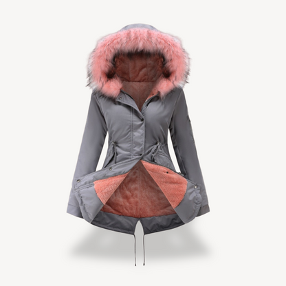Women’s Faux Fur Hooded Parka Jacket