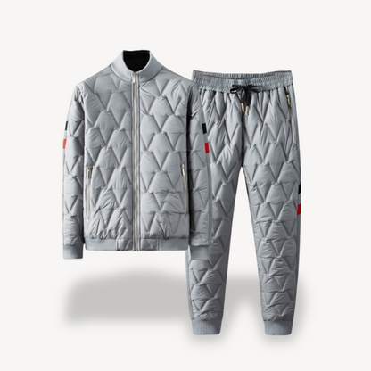 Men's Quilted Jacket and Pants Set
