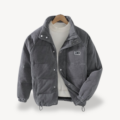 Corduroy Puffer Jacket for Men