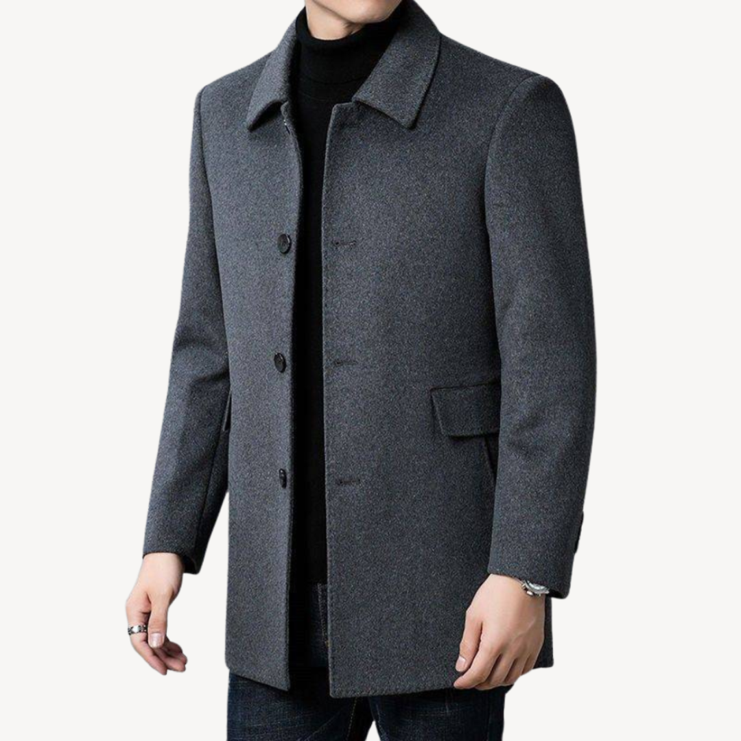 Men's Wool Blend Coat