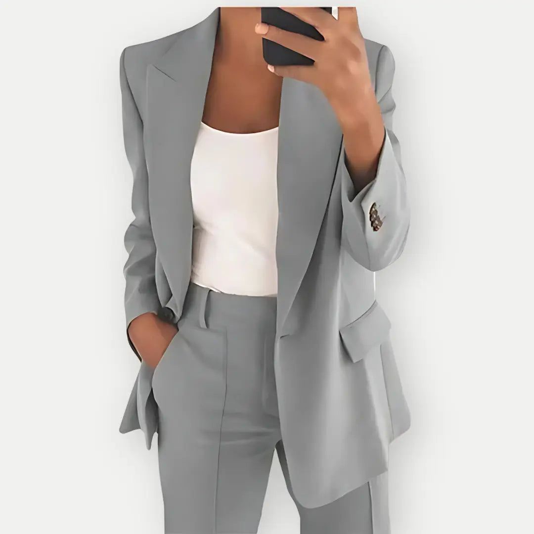 Suit Blazer Pants Set Women