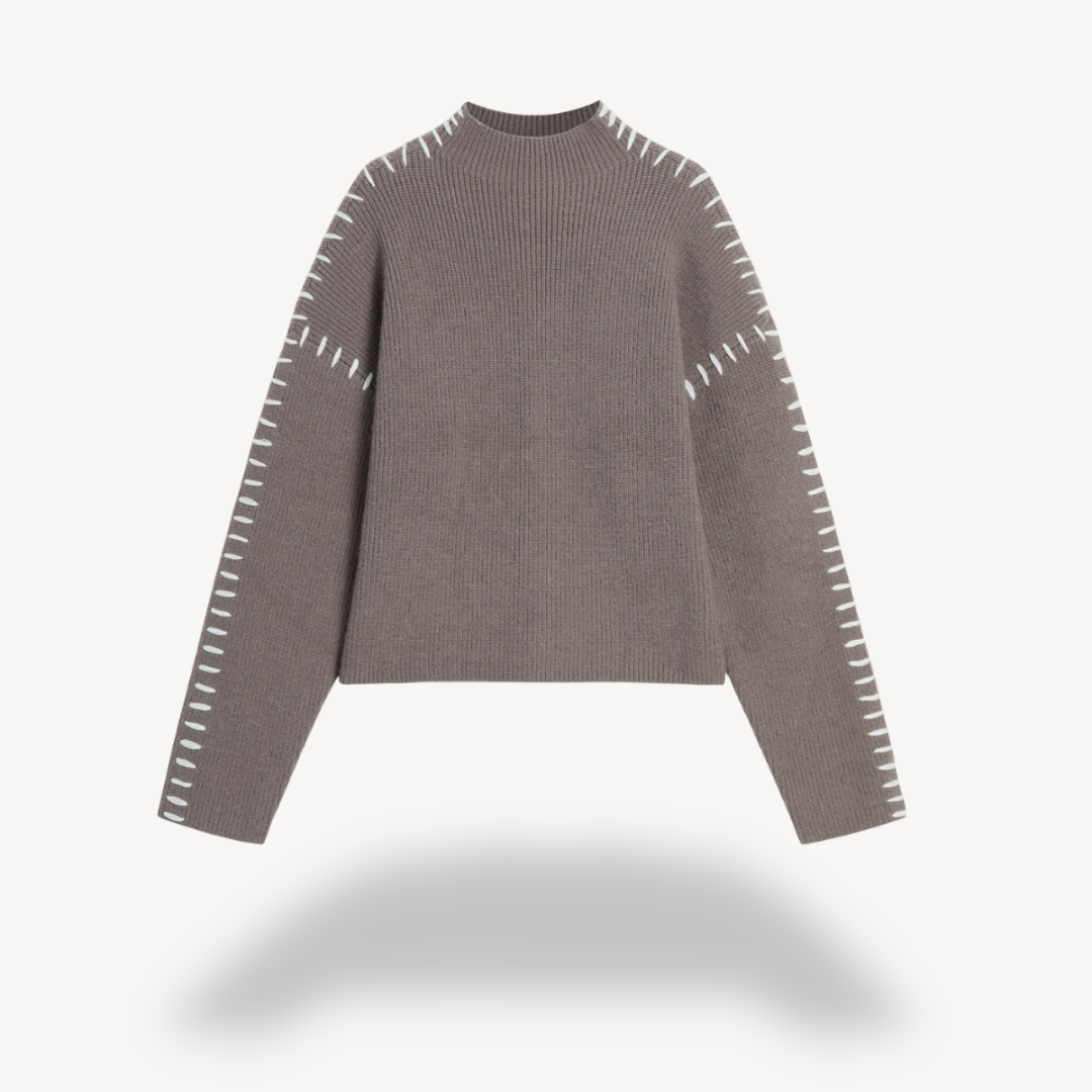 Women's Knit Stitch Detail Sweater