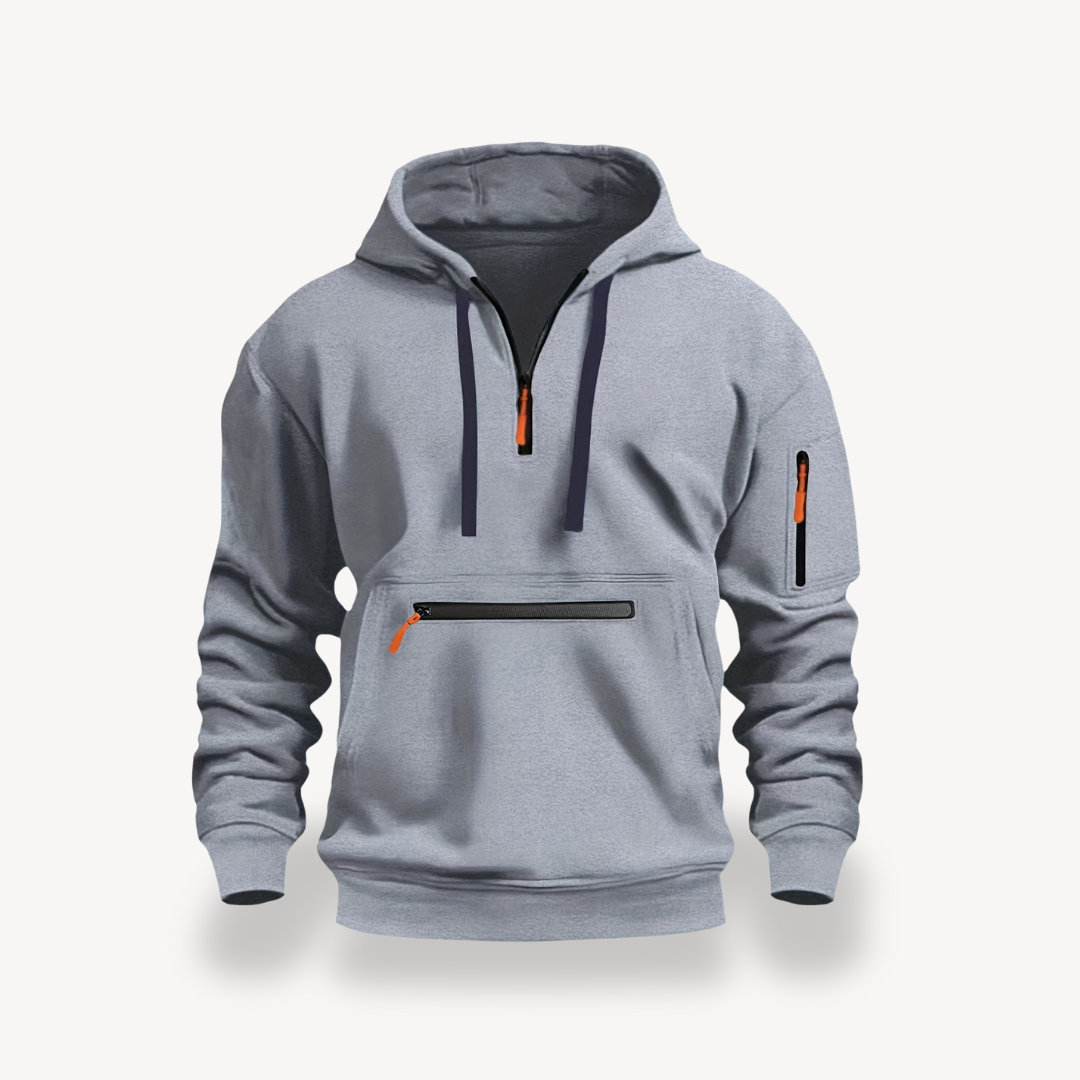 Men’s Cotton Blend Zip Hoodie