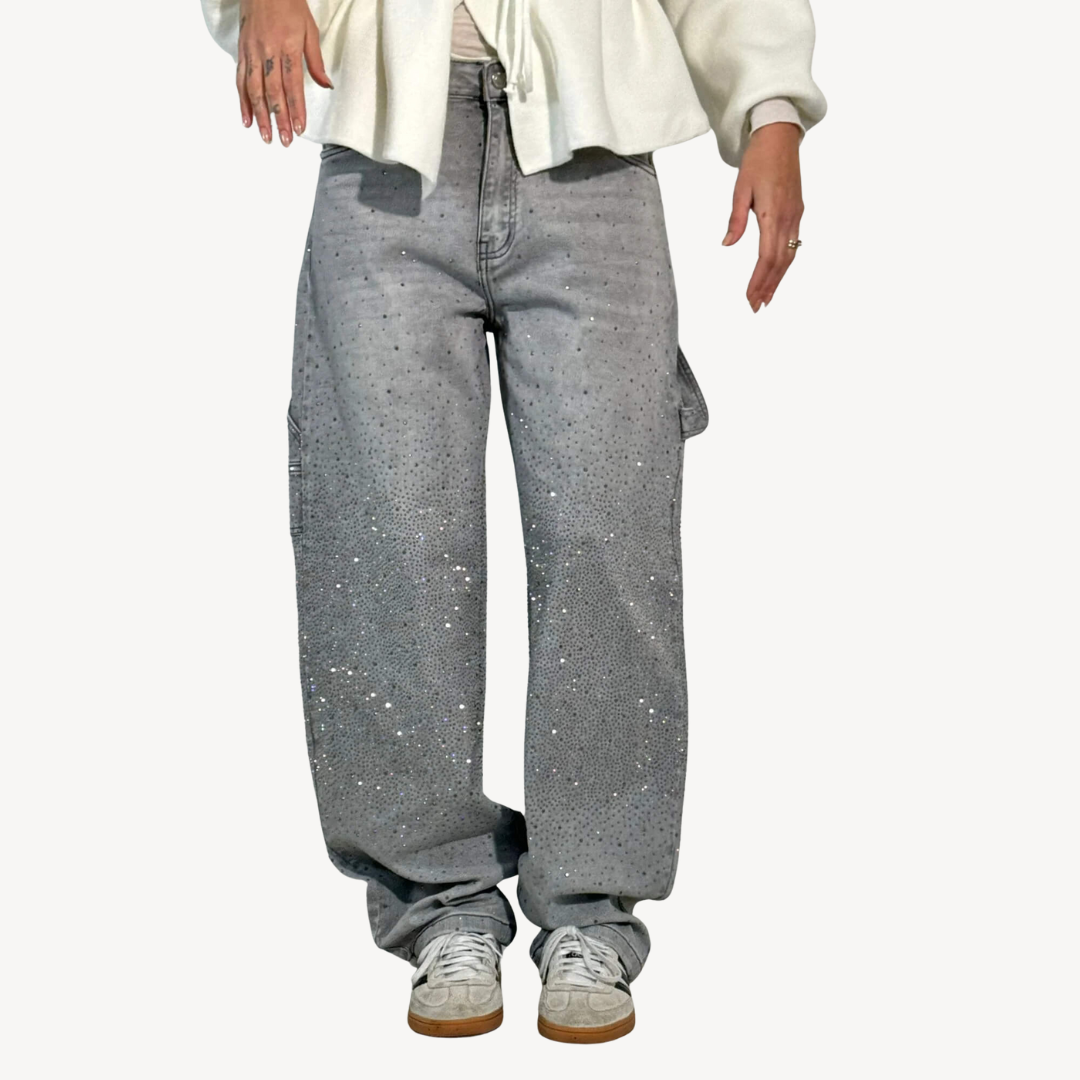 Starry Cargo Jeans for Women