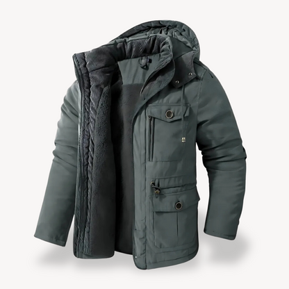 Men's Winter Parka – Waterproof Fur-Lined Jacket