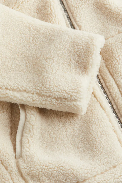Tess | Cozy Women's Teddy Jacket with Zipper