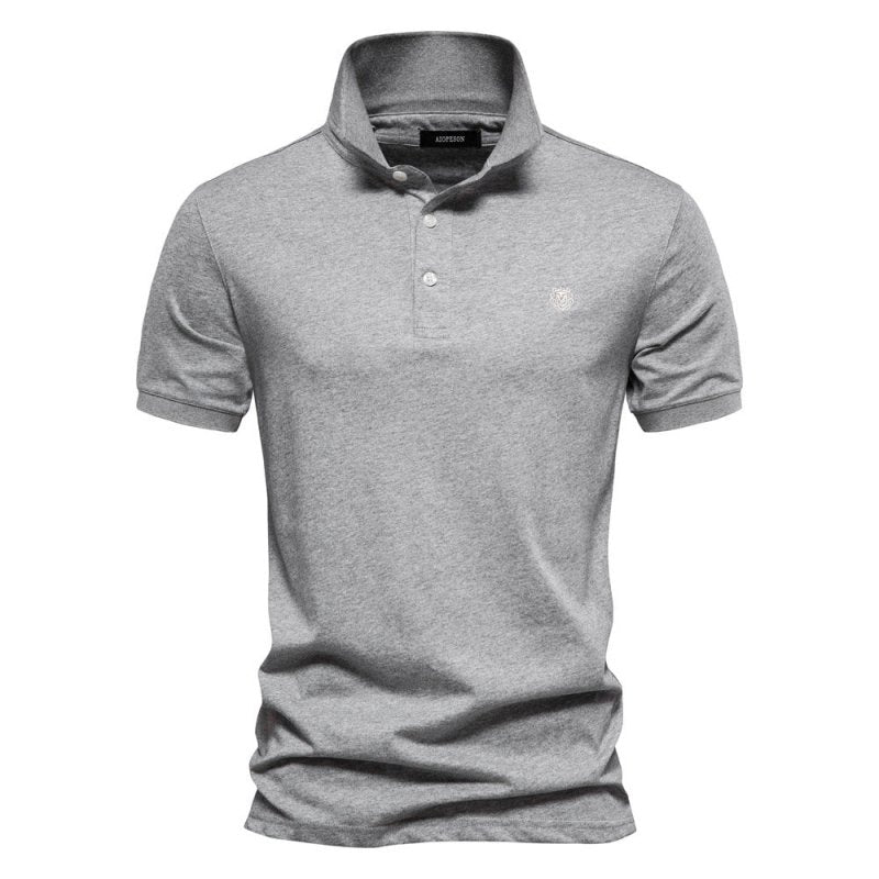 Breathable Casual Men's Short Sleeve Polo Shirt