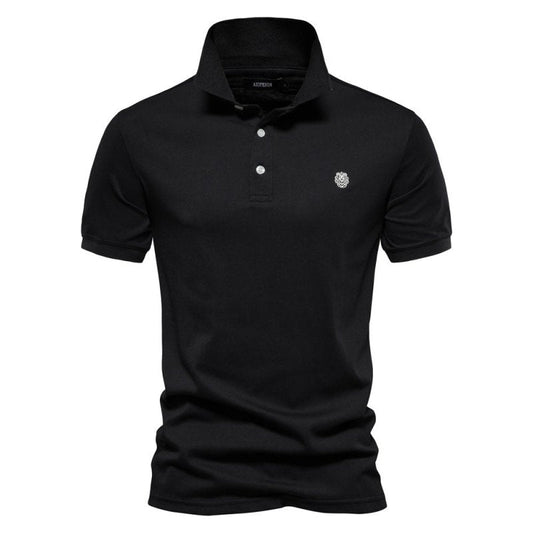 Breathable Casual Men's Short Sleeve Polo Shirt - BritishElegance