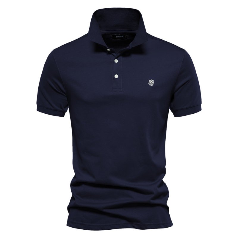 Breathable Casual Men's Short Sleeve Polo Shirt