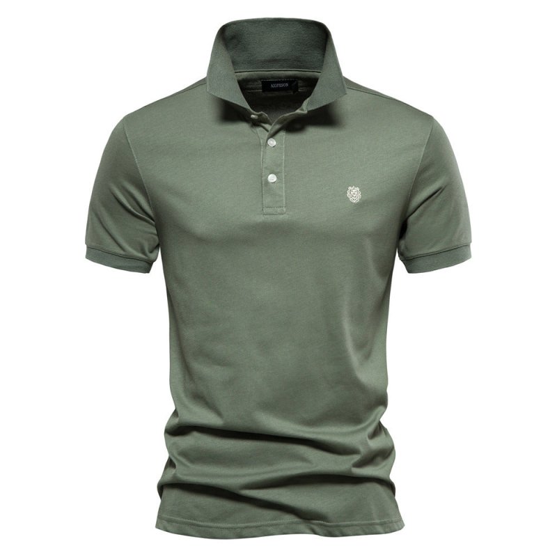 Breathable Casual Men's Short Sleeve Polo Shirt