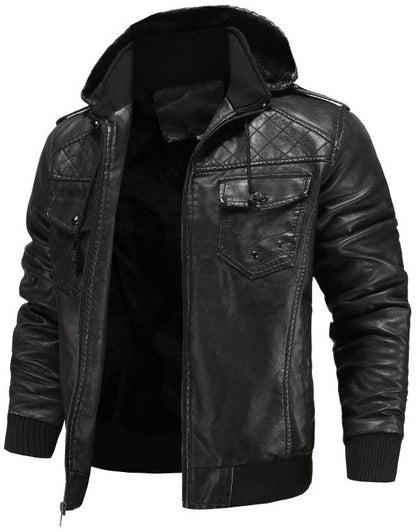 Men's Waterproof Hooded Bomber Coat