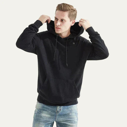 Unisex Heated Hoodie with Warming Panels