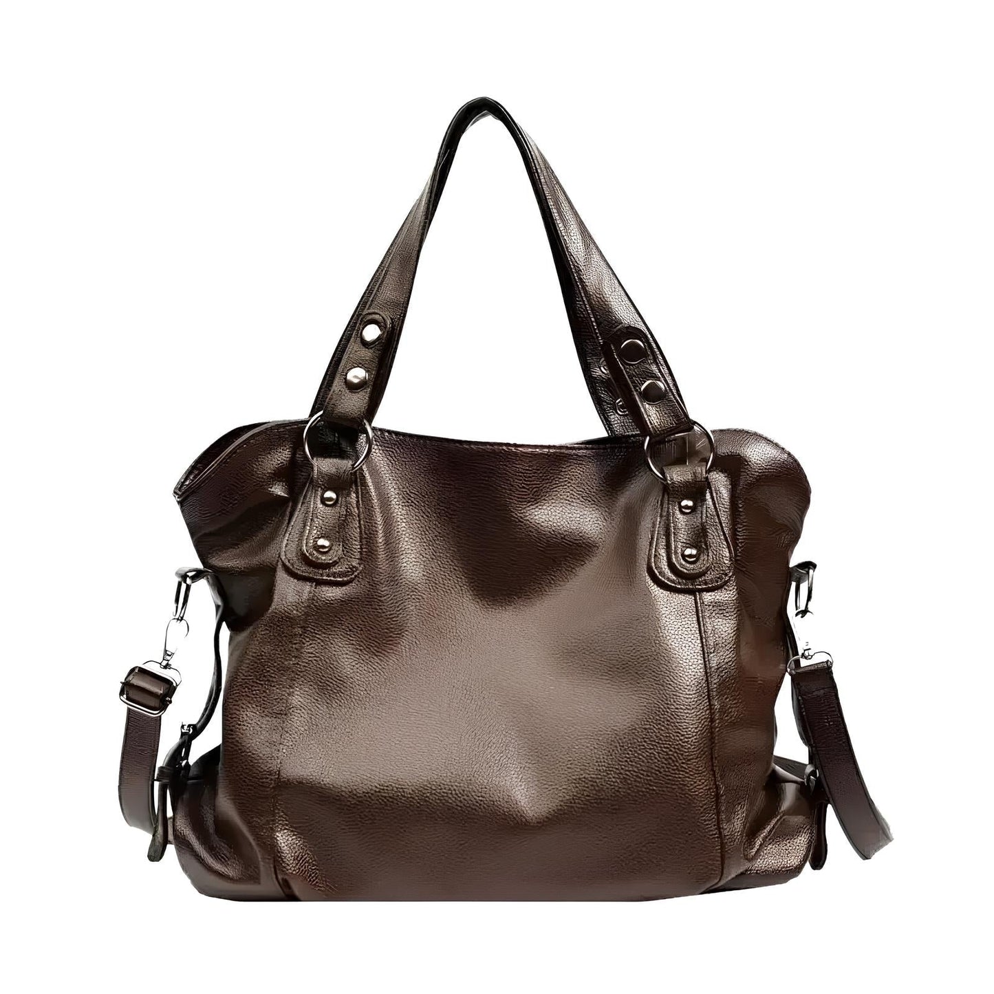 HERA - Large soft leather handbag