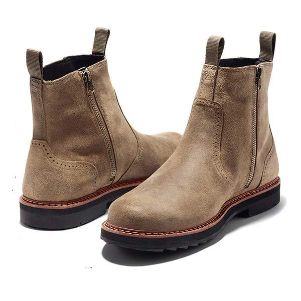 Men’s Hybrid Lug Sole Brogue Chelsea Boots