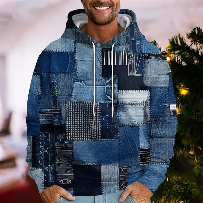 Classic Plaid Hooded Sweatshirt