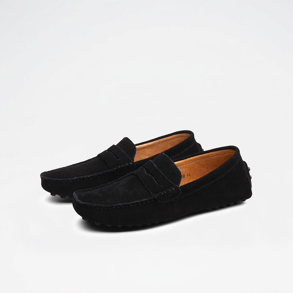 Men’s Casual Suede Penny Slip On Loafers