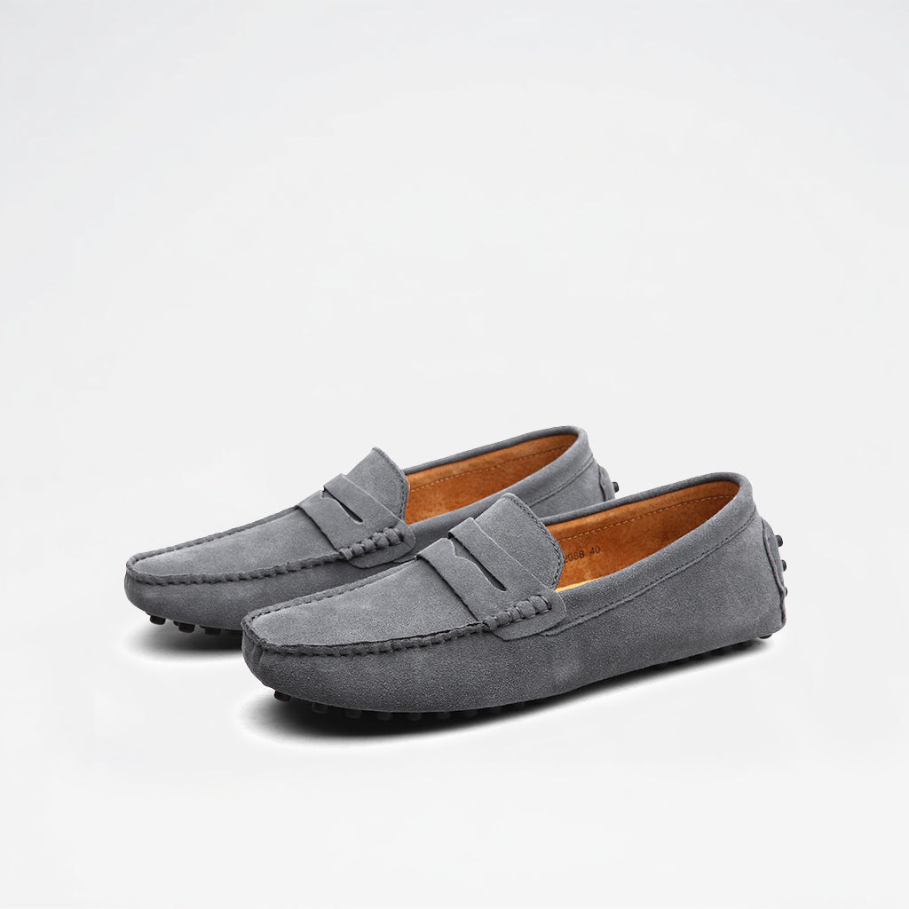 Men’s Casual Suede Penny Slip On Loafers
