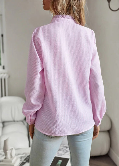 Sophie – Women’s Ruffled Button-Up Blouse