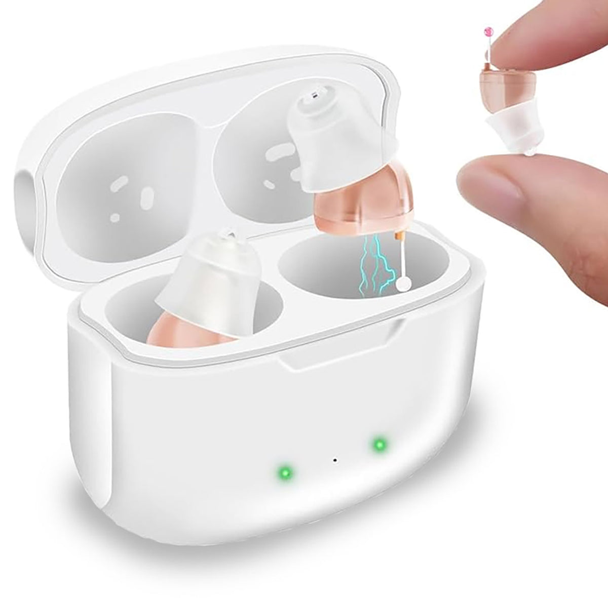 Compact Rechargeable Digital Hearing Aids - BritishElegance