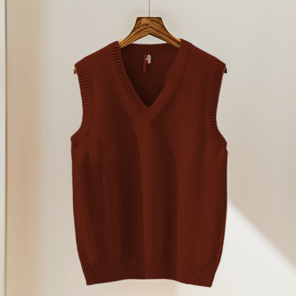 Classic Men's V-Neck Sleeveless Vest
