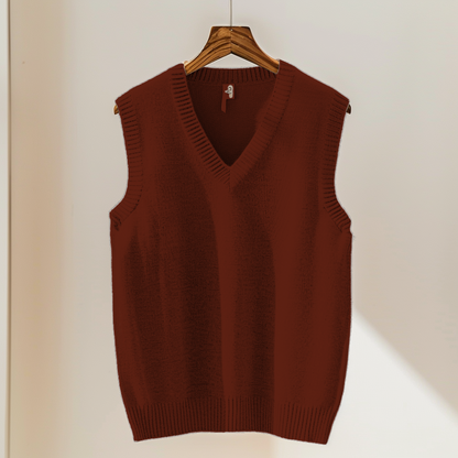 Classic Men's V-Neck Sleeveless Vest