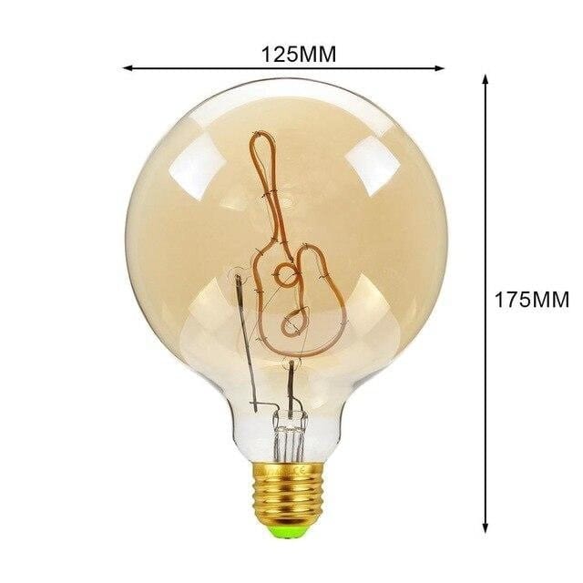 Big LED Globe Pendant Light Fixture
