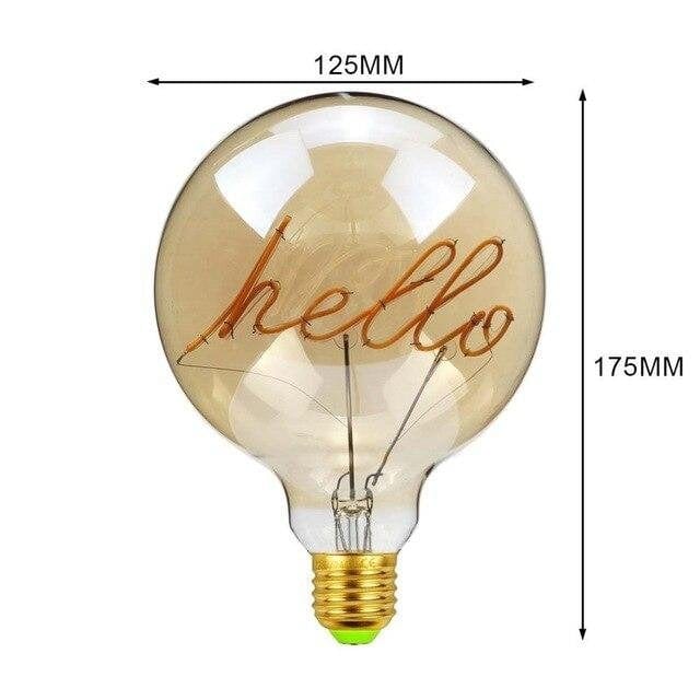 Big LED Globe Pendant Light Fixture
