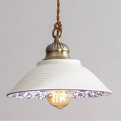 Portuguese Style Ceramic LED Hanging Light