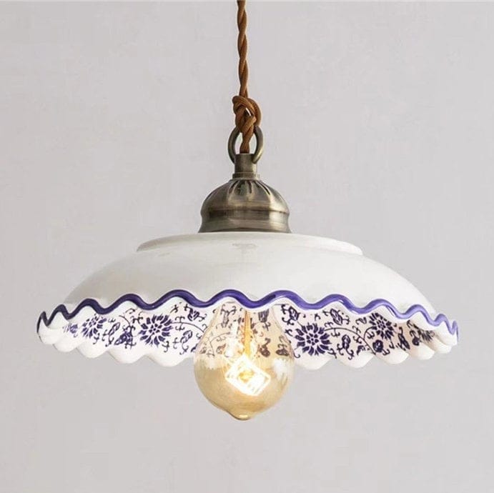 Portuguese Style Ceramic LED Hanging Light
