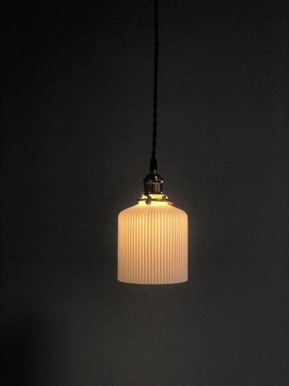 Asian Style Ceramic LED Hanging Light