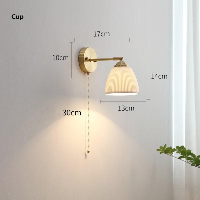 Classic Round Ceramic Wall Lamp