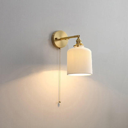 Classic Round Ceramic Wall Lamp