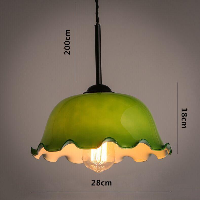 Elegant Glass Pendant Light With Soft Shade