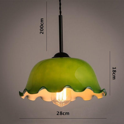 Elegant Glass Pendant Light With Soft Shade