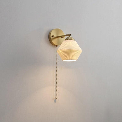 Classic Round Ceramic Wall Lamp