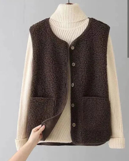 Women’s Teddy Pocket Gilet | Sleeveless