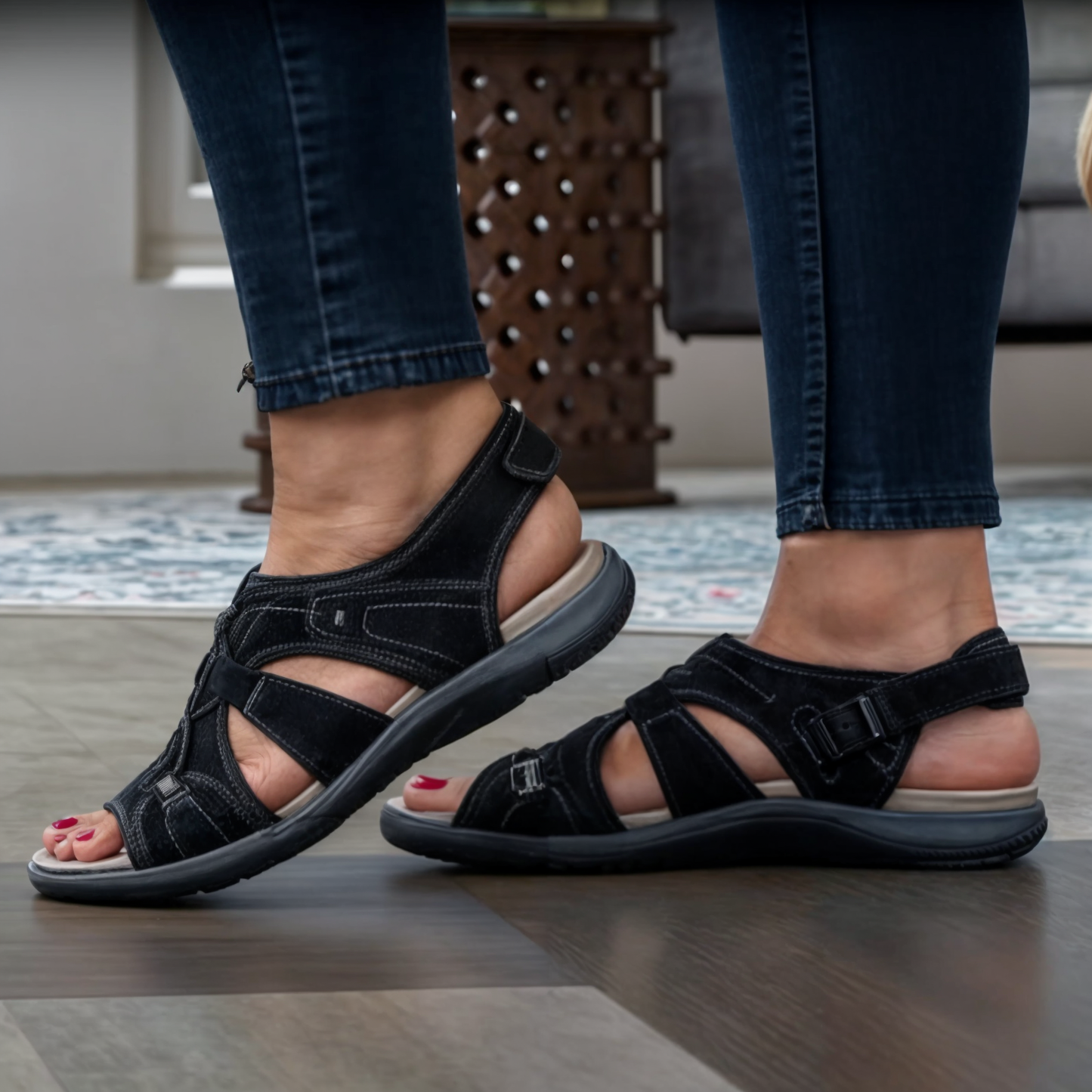 Supportive Orthopedic Sandals for Women - Lightweight & Adjustable