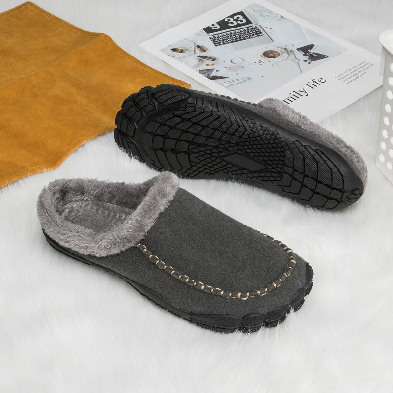 The Knutsford Men's Winter House Shoes Fur Lined Slippers