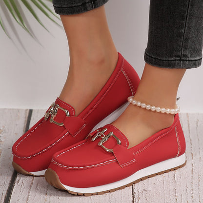 Ladies Slip On Comfortable Loafers Shoes